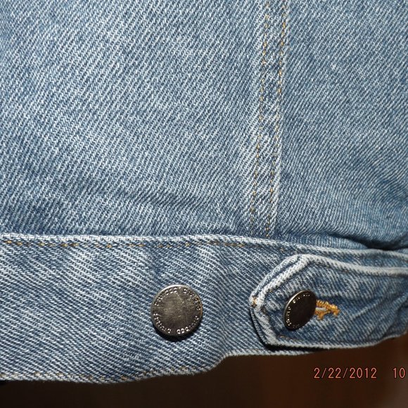 Divided HM Women's Size 6 100% Cotton Blue Denim Jacket - Picture 8 of 14